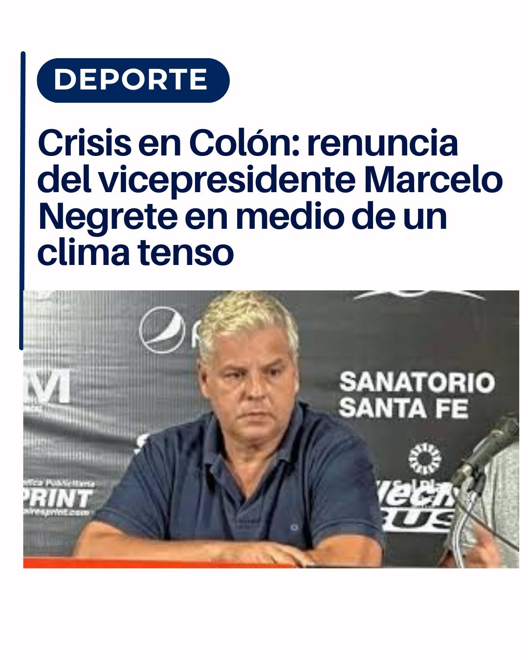  Crisis en Colón: renuncia del vicepresidente Marcelo Negrete en medio de un clima tenso
