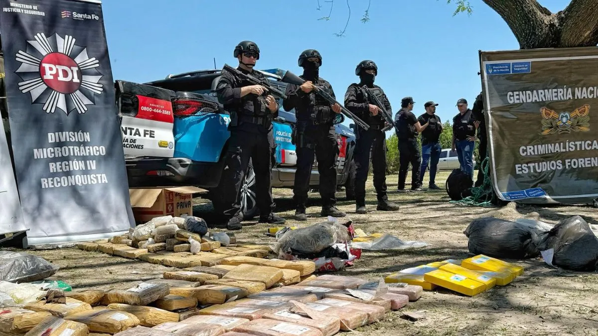  La Justicia Federal quemó casi 320 kilos de droga en el norte de la provincia de Santa Fe