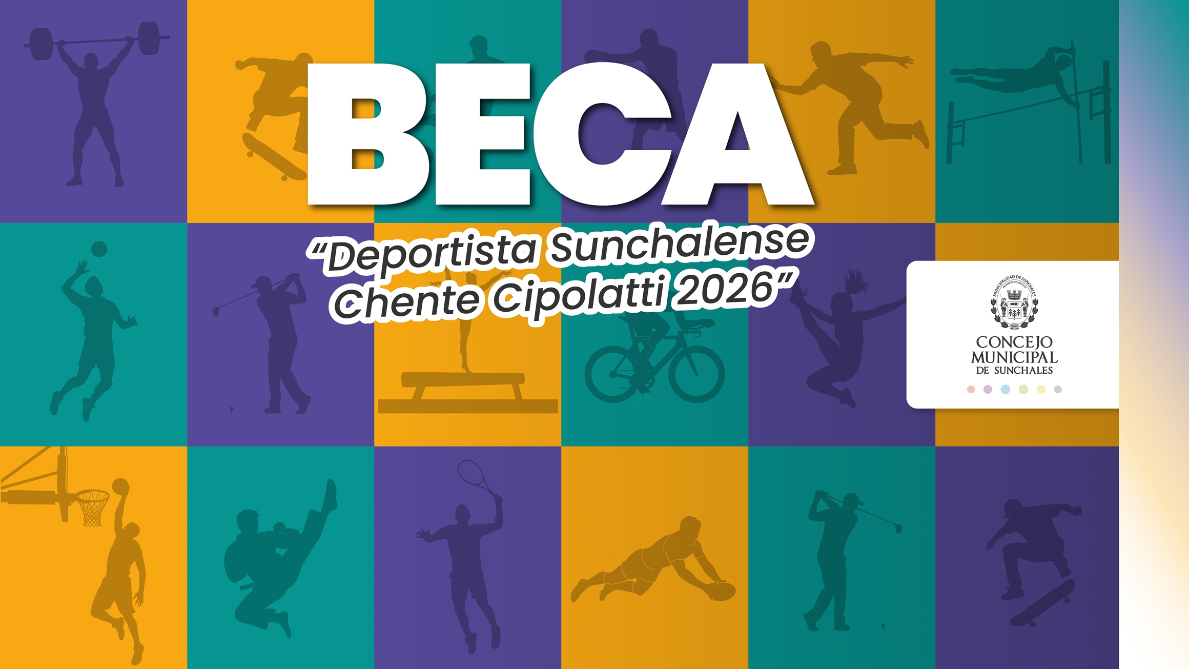  El Concejo Municipal invita a presentar postulaciones para la Beca “Deportista Sunchalense”