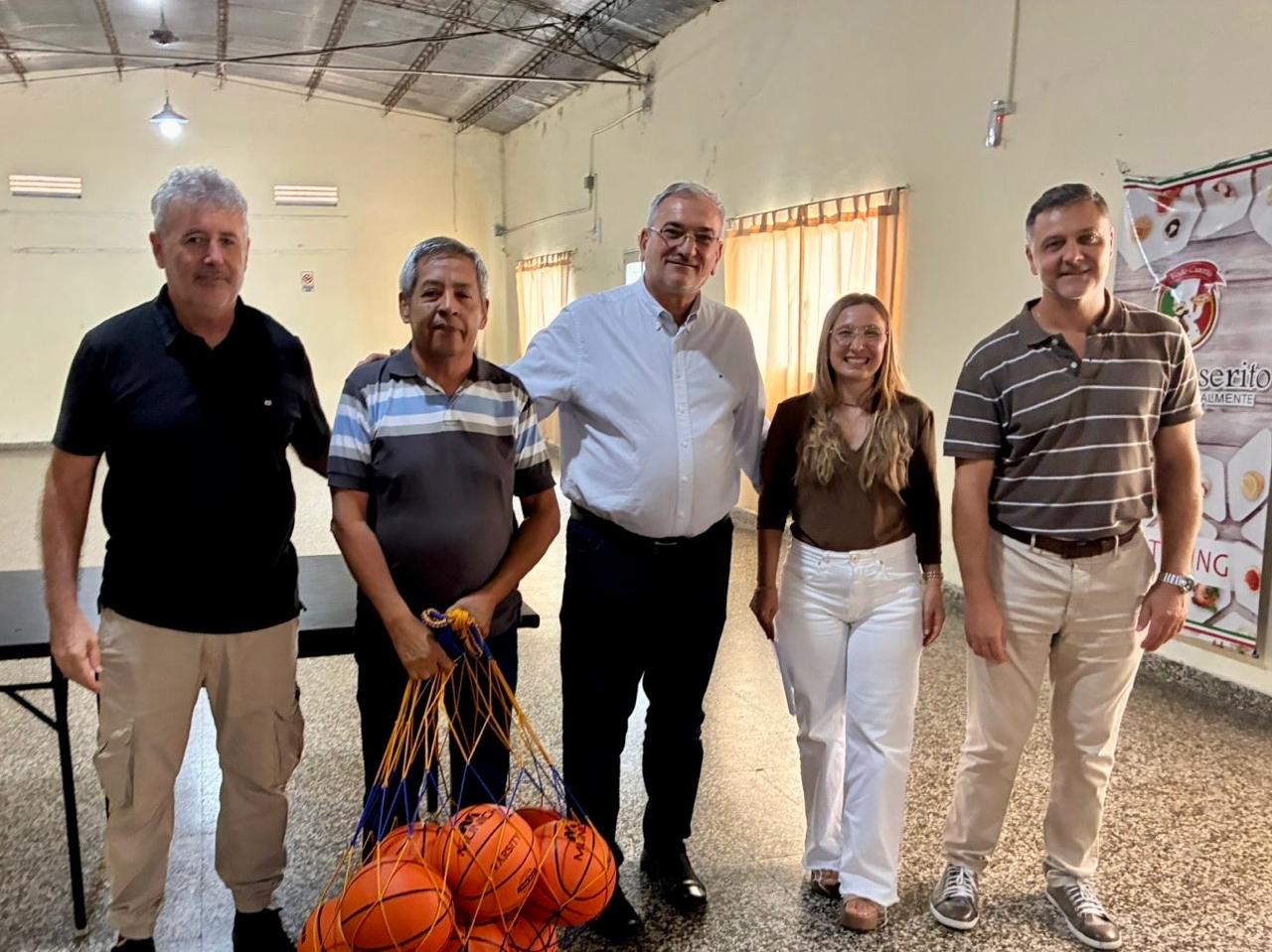  CALVO VISITÓ EL CLUB DE BOCHAS BELGRANO DE SUNCHALES
