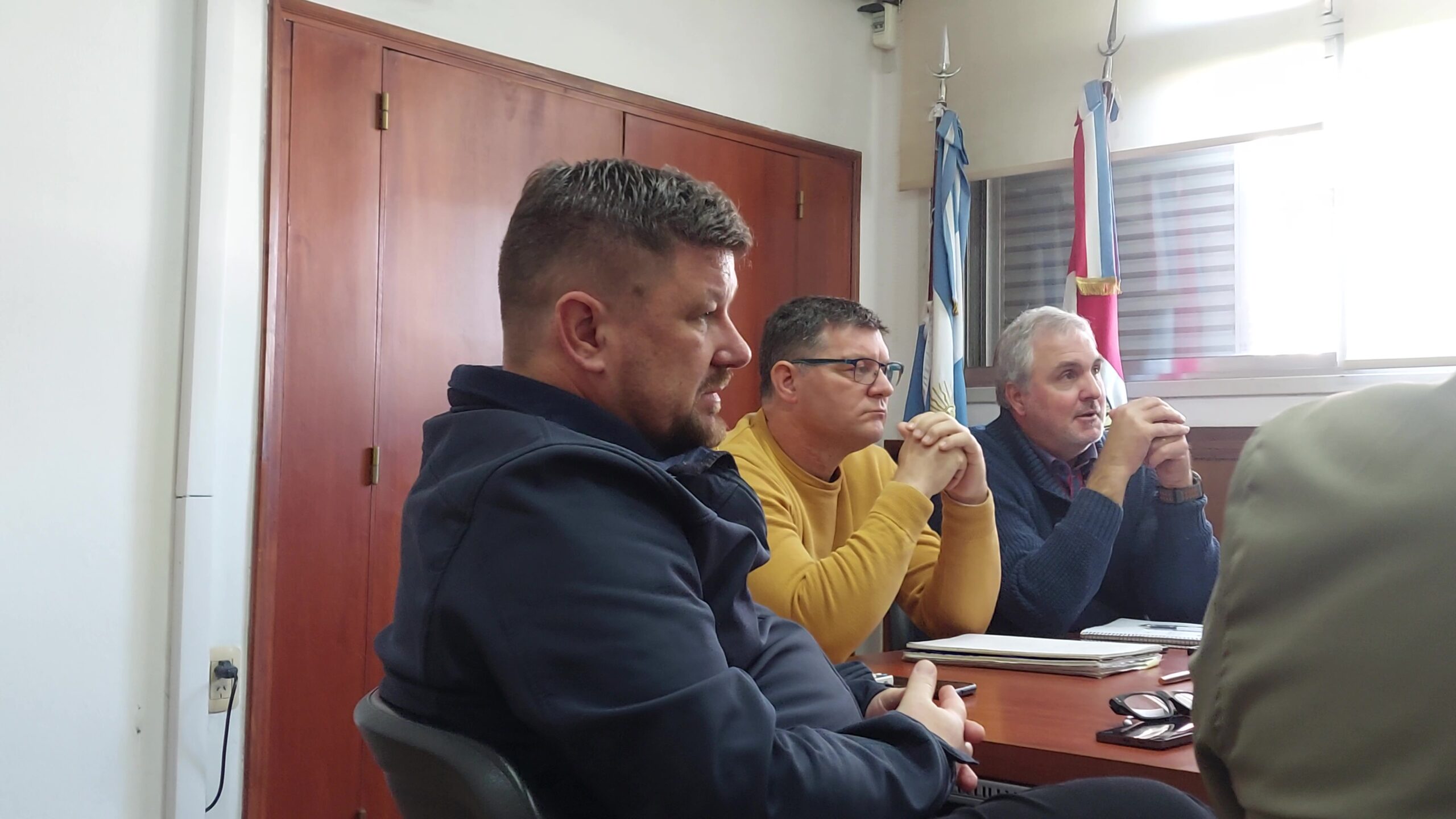  Pinotti encabezó una reunión con autoridades provinciales para fortalecer la prevención hídrica en Sunchales