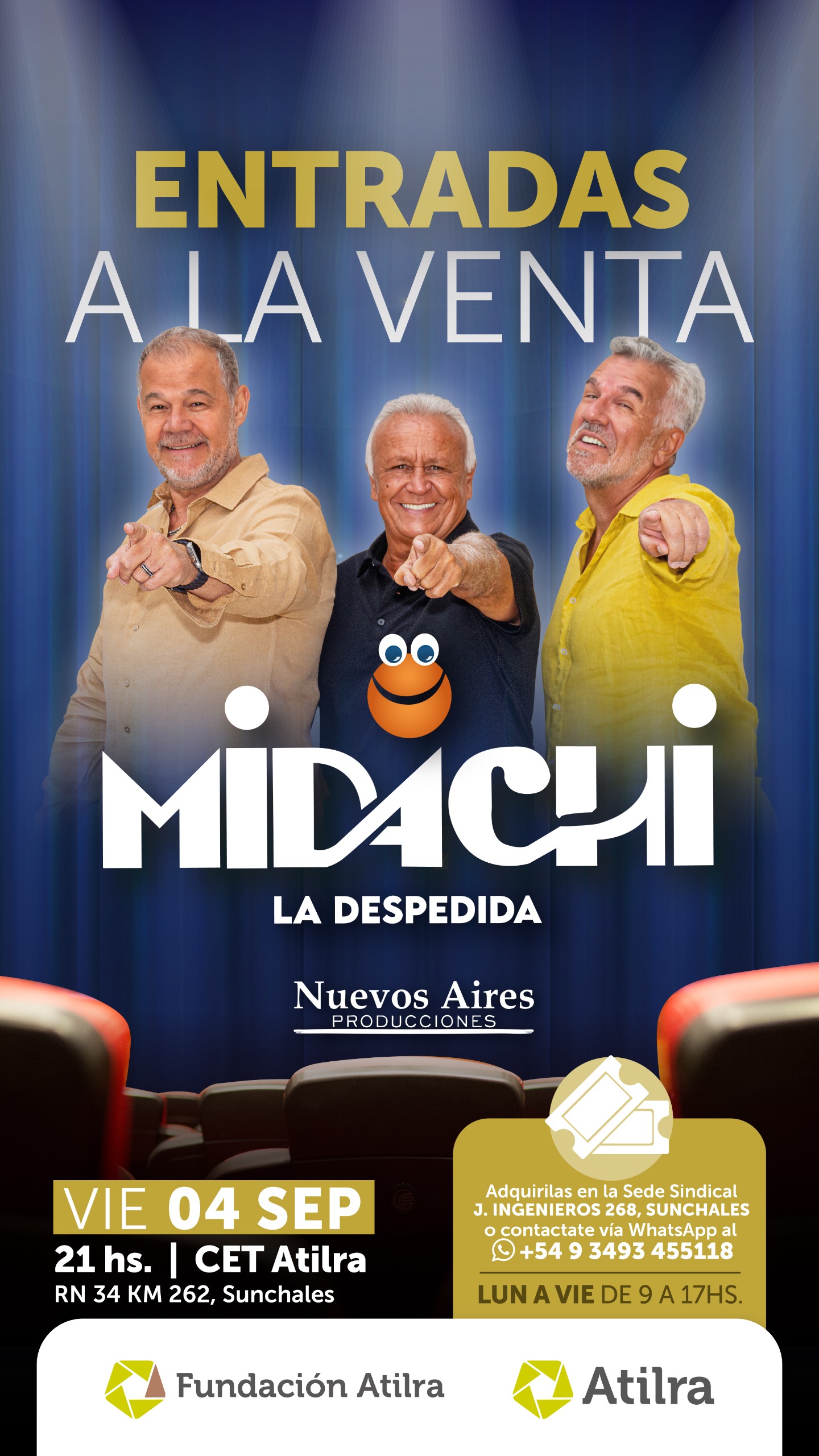  😂🎤 MIDACHI LA DESPEDIDA – ¡ENTRADAS A LA VENTA!