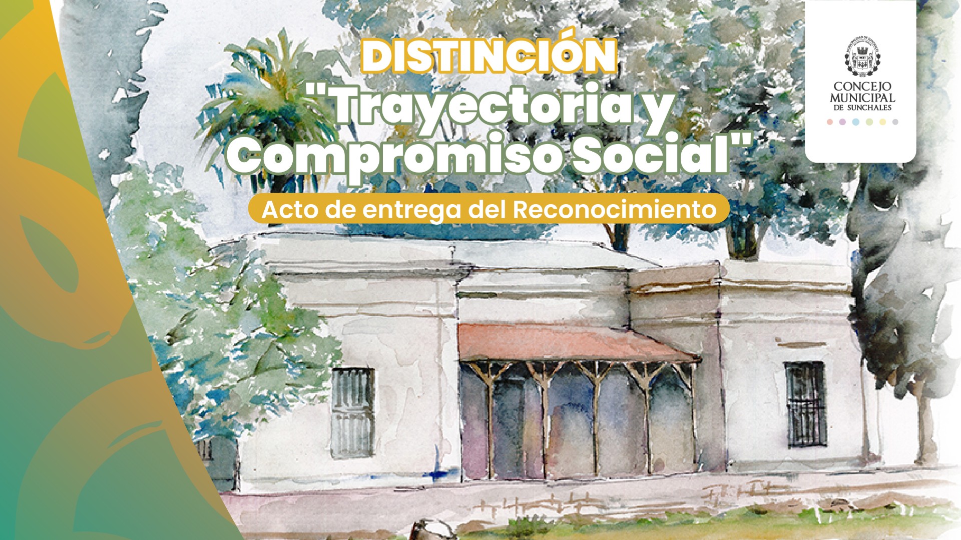  El Concejo Municipal entregará la Distinción «Trayectoria y Compromiso Social»