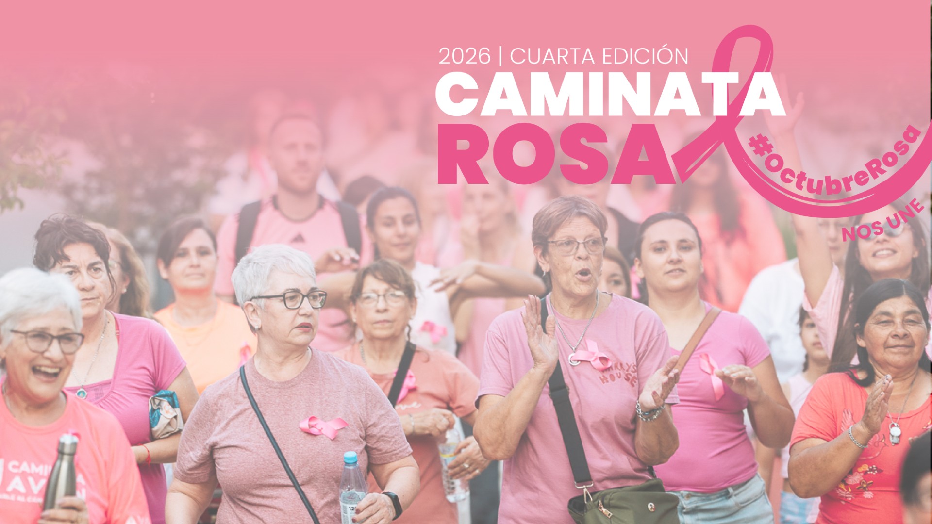  El sábado 31 de octubre se realizará la cuarta edición de la Caminata Rosa